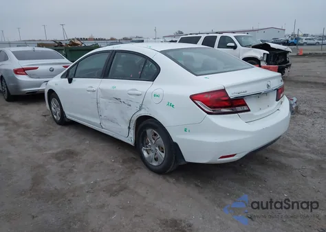 2015 Honda Civic Lx z USA, uszkodzony, nr VIN 2HGFB2F56FH513035